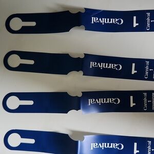 Blue Luggage Tags